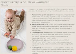 Zestaw niezbędnik do leżenia na brzuszku
