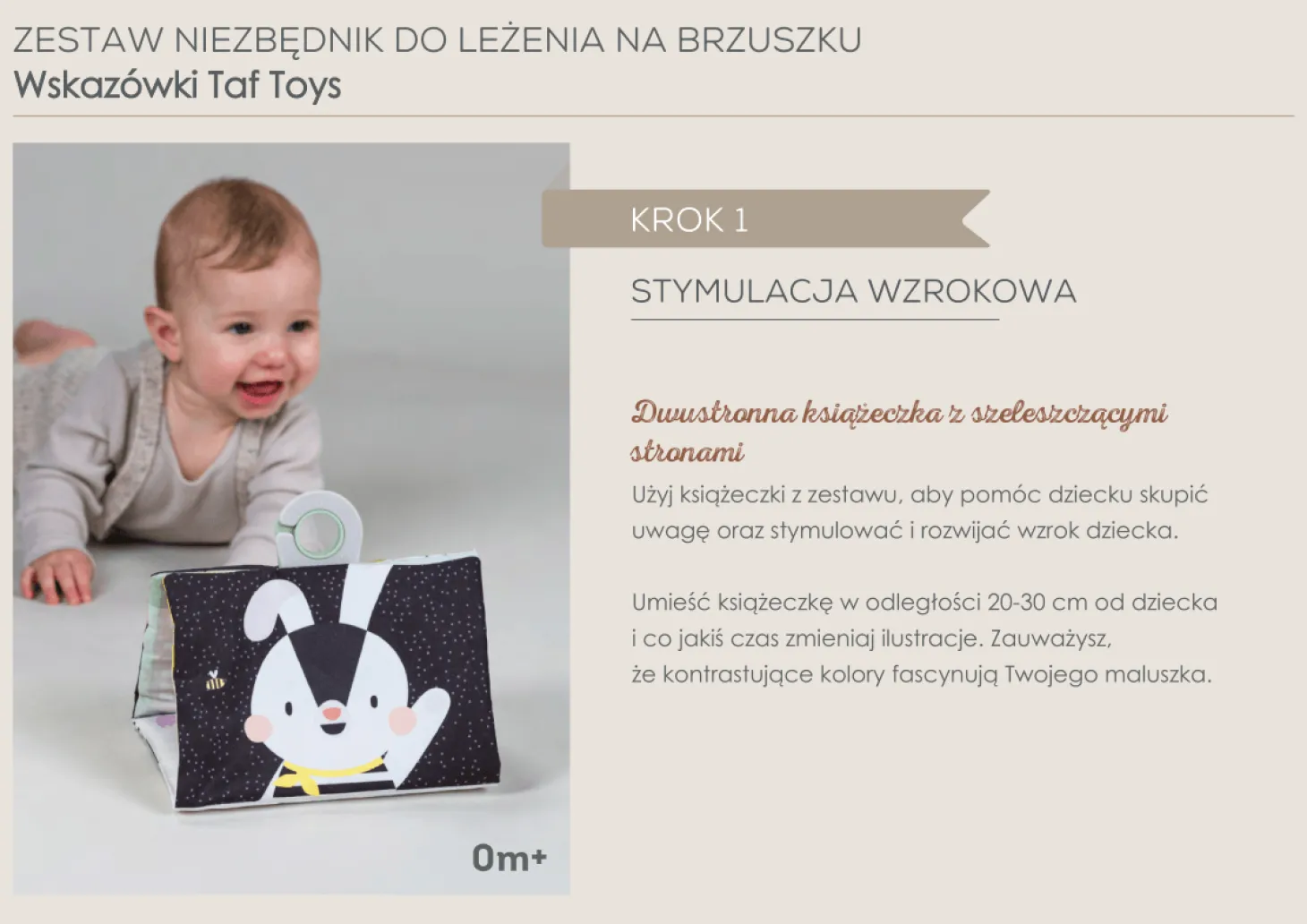 Zestaw niezbędnik do leżenia na brzuszku
