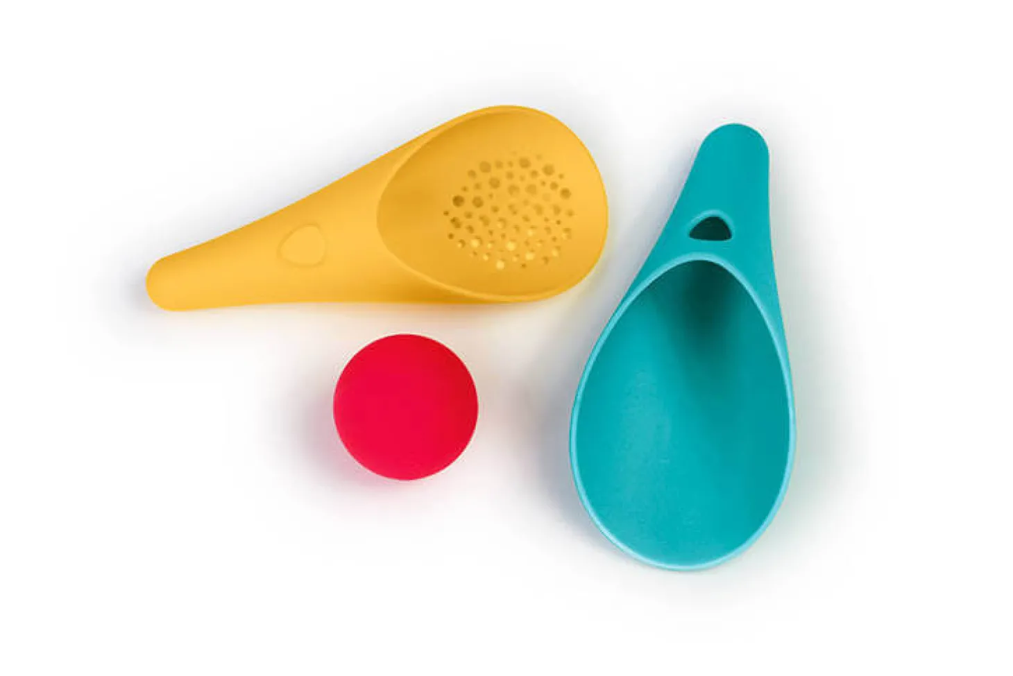 Zestaw 2 łopatek wielofunkcyjnych z piłeczką Cuppi Banana Blue