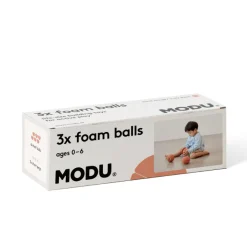 Zestaw 3 piłek piankowych Foam Balls - burnt orange, dusty green