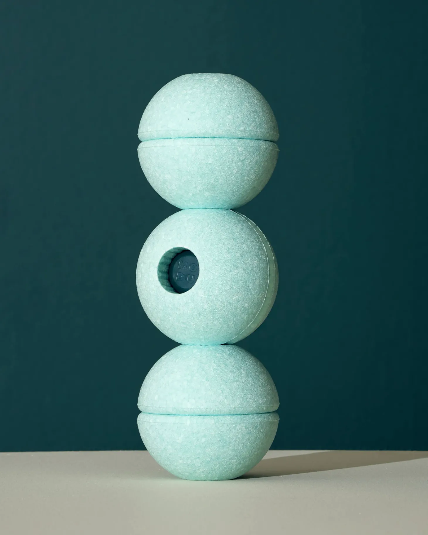 Zestaw 3 piłek piankowych Foam Balls - ocean mint, forest green