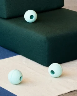 Zestaw 3 piłek piankowych Foam Balls - ocean mint, forest green