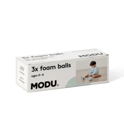 Zestaw 3 piłek piankowych Foam Balls - ocean mint, forest green