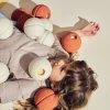 Zestaw 3 piłek piankowych Foam Balls - sand grey, honey yellow