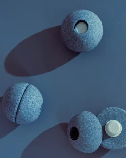 Zestaw 3 piłek piankowych Foam Balls - deep blue, sky blue