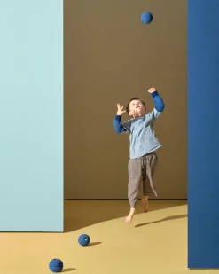 Zestaw 3 piłek piankowych Foam Balls - deep blue, sky blue