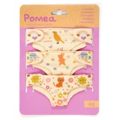 Zestaw 3 pieluszek dla lalek POMEA