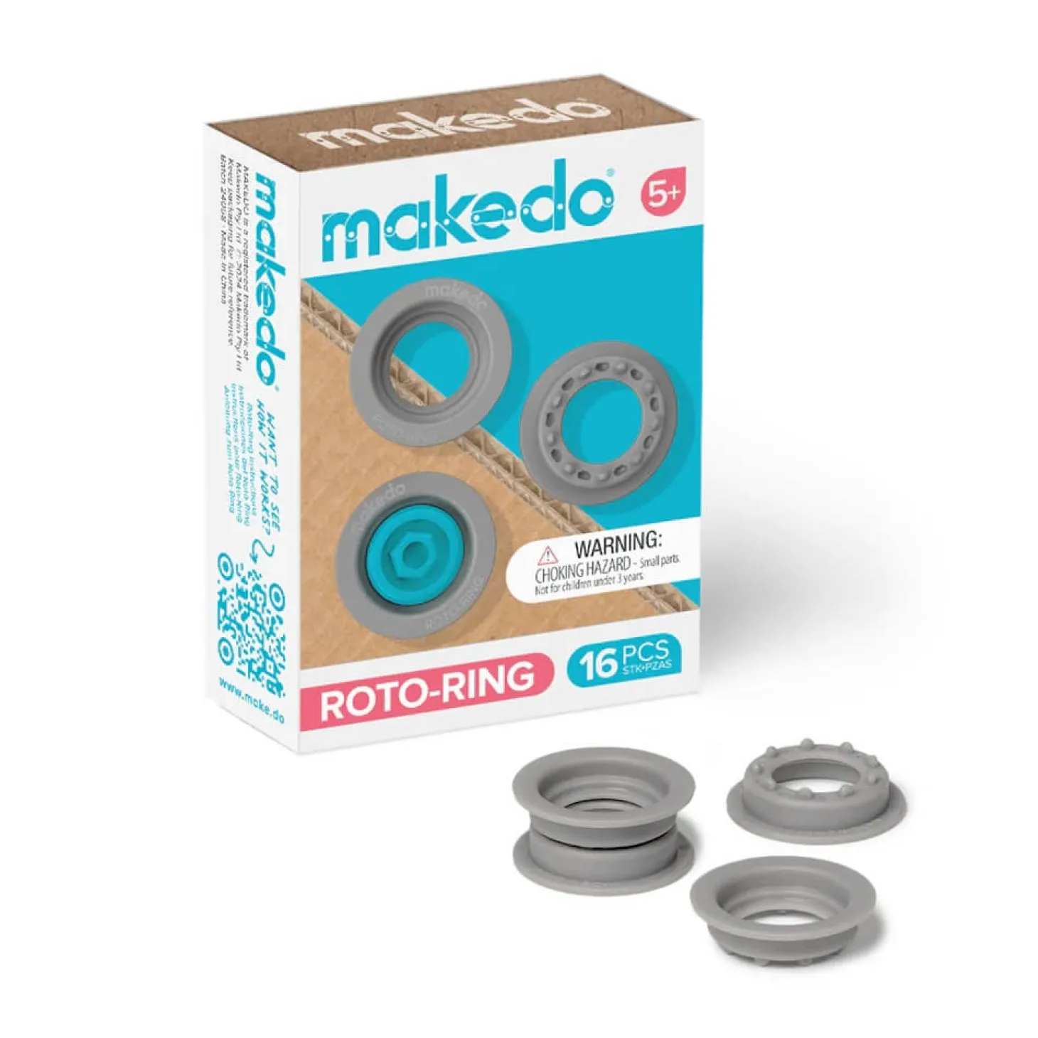Zestaw pierścieni obrotowych Roto-Ring Makedo 16 el.
