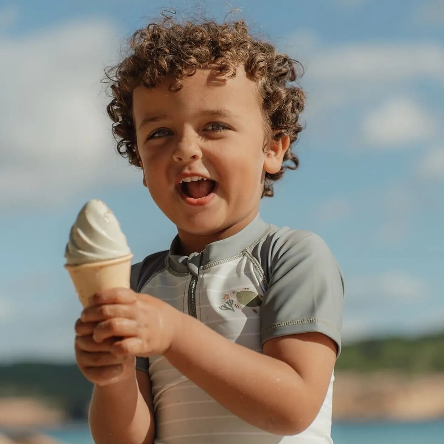 Zestaw plażowy lody 9 elementów