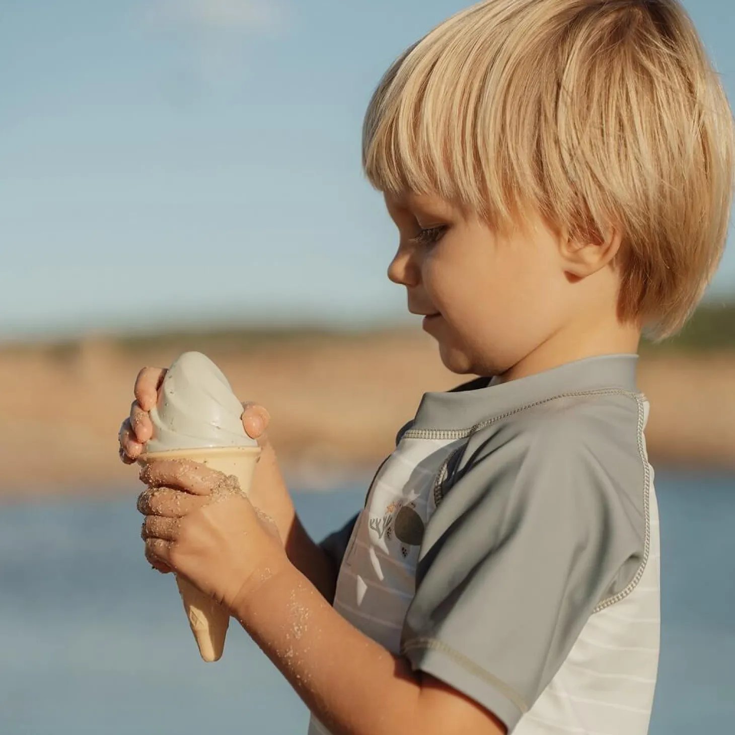 Zestaw plażowy lody 9 elementów