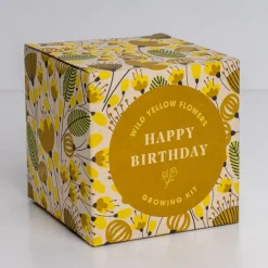 Zestaw prezentowy do sadzenia kwiatów Say it with Flowers - Happy Birthday