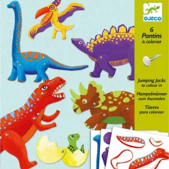 Zestaw ruchome postacie DINOZAURY 5+