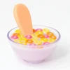 Zestaw Tiny Tummies Magiczna miseczka i łyżeczka, Płatki śniadaniowe