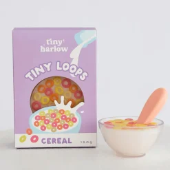 Zestaw Tiny Tummies Magiczna miseczka i łyżeczka, Płatki śniadaniowe