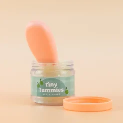 Zestaw Tiny Tummies Słoiczek i Łyżeczka, Jabłko