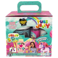 Zestaw Tubi Jelly 6 kolorów + małe akwarium - jednorożec