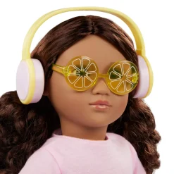 Zestaw ubranek dla lalek - Rollerblades & Lemonade - z wrotkami i słuchawkami