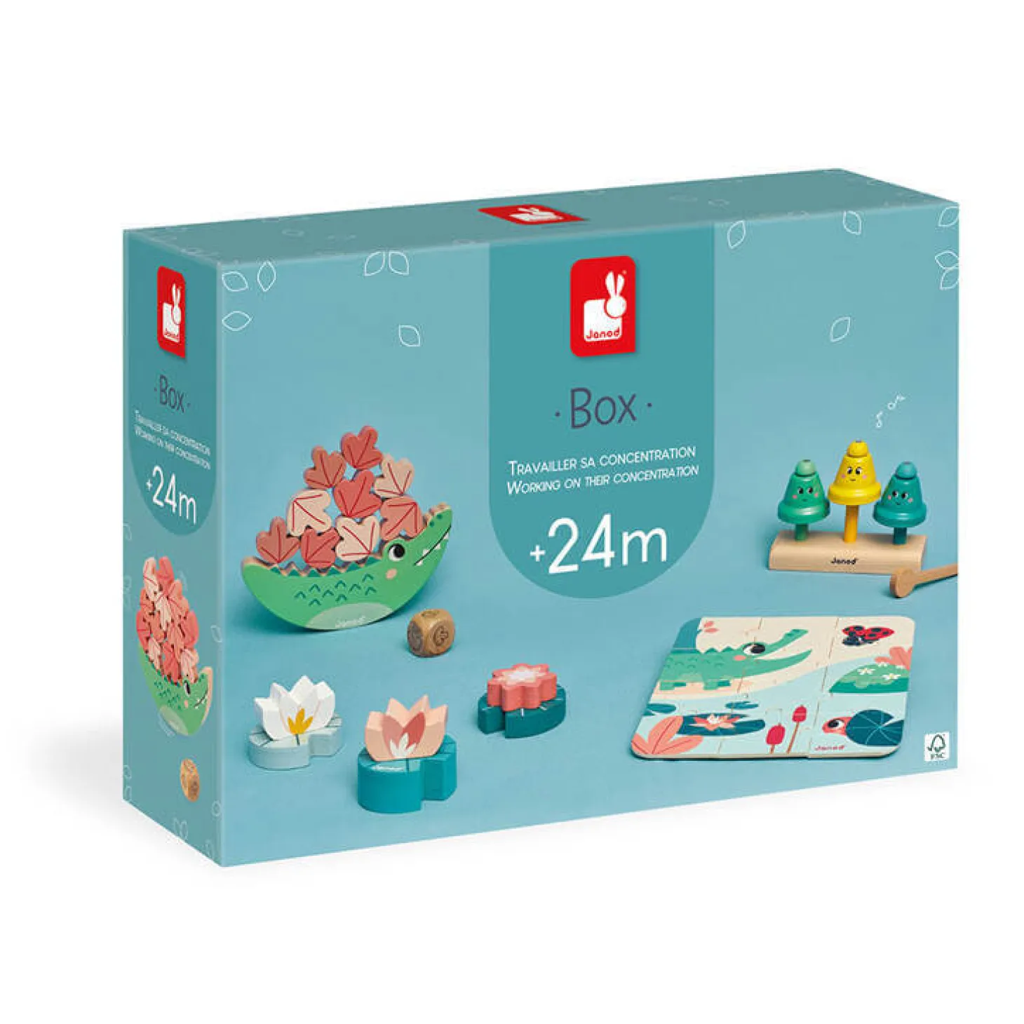 Zestaw zabawek edukacyjnych Box 24m+