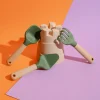 Zestaw zabawkowych narzędzi ogrodowych do ćwiczenia motoryki małej, grabki, szpadel, łopatka, bio plastik