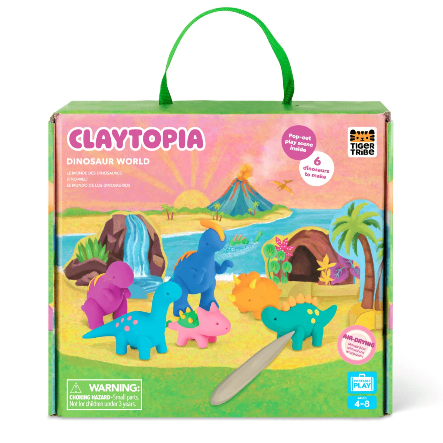 Zestaw z masą plastyczną - Dinozaury