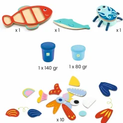 Zestaw z masą plastyczną OCEAN 18m+