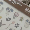 Zestaw 50 zmywalnych tatuaży "Kawa"
