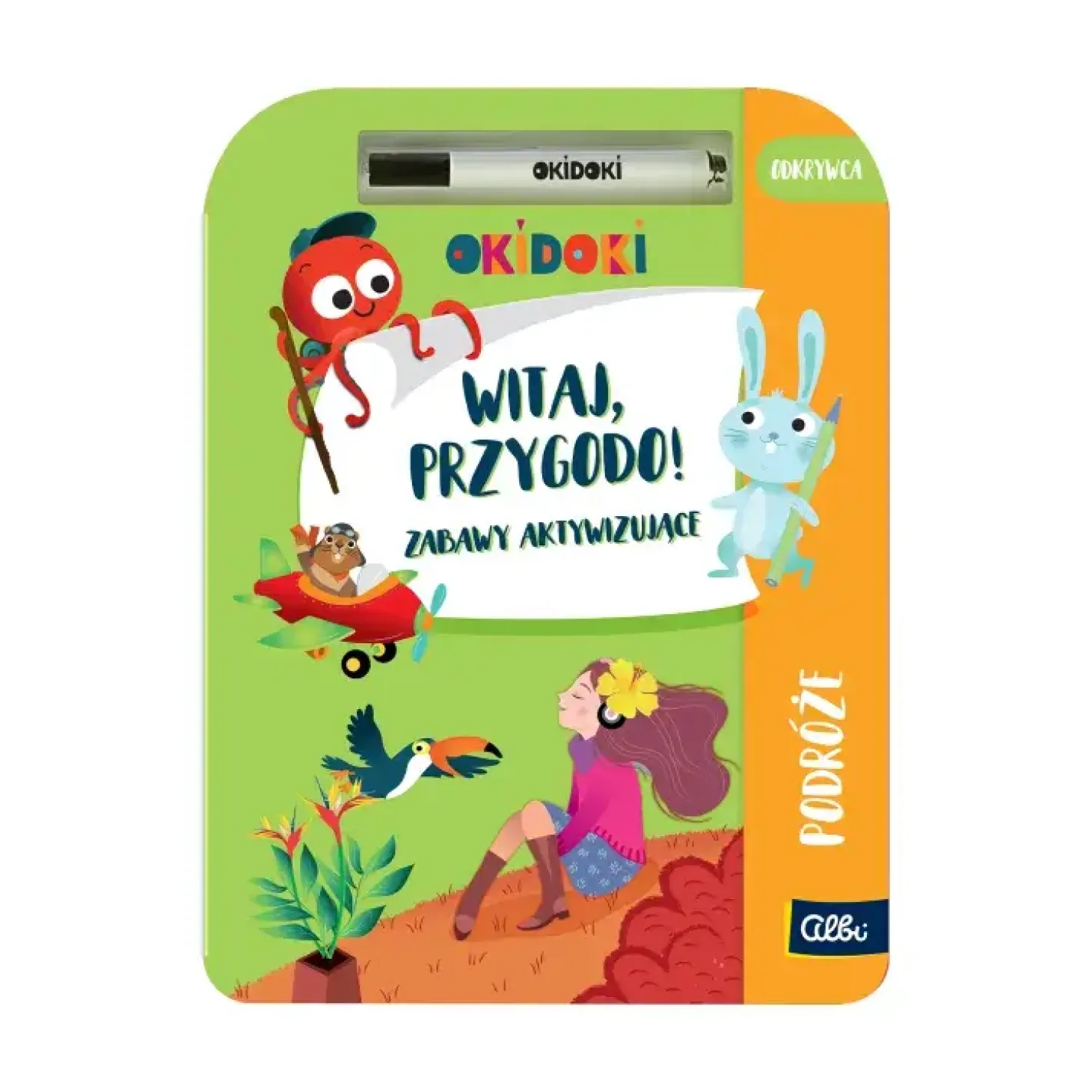 Zeszyt edukacyjny Witaj, przygodo! OKIDOKI - Podróże 4+