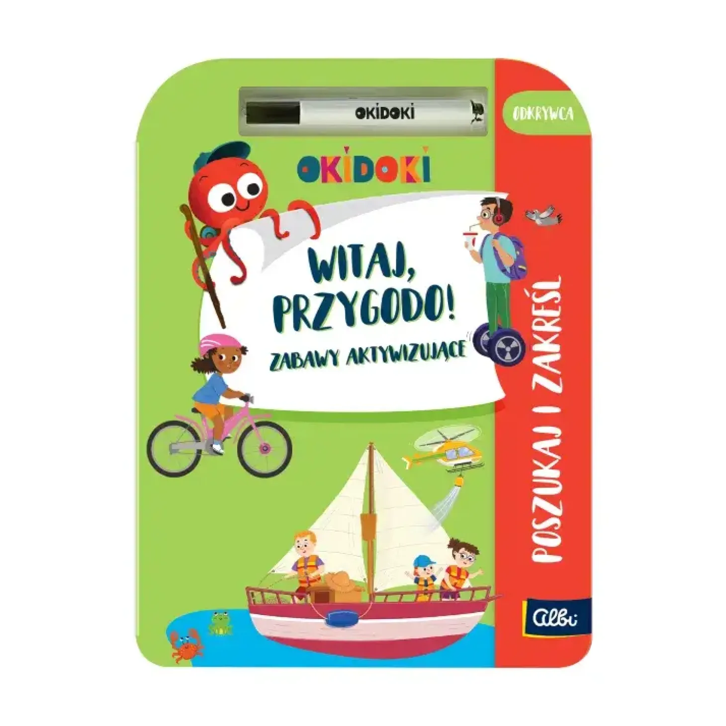 Zeszyt edukacyjny Witaj, przygodo! OKIDOKI - Poszukaj i zakreśl 3+