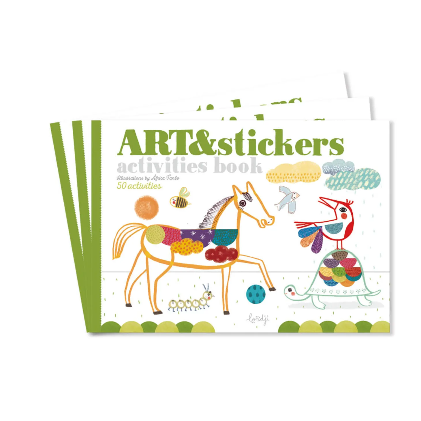 Zeszyt - kolorowanka - wyklejanka do kreatywnej zabawy, Art&Stickers