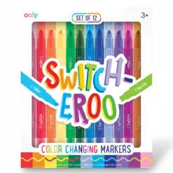 Zmieniające Kolor Flamastry Switch-Eroo, 12szt.