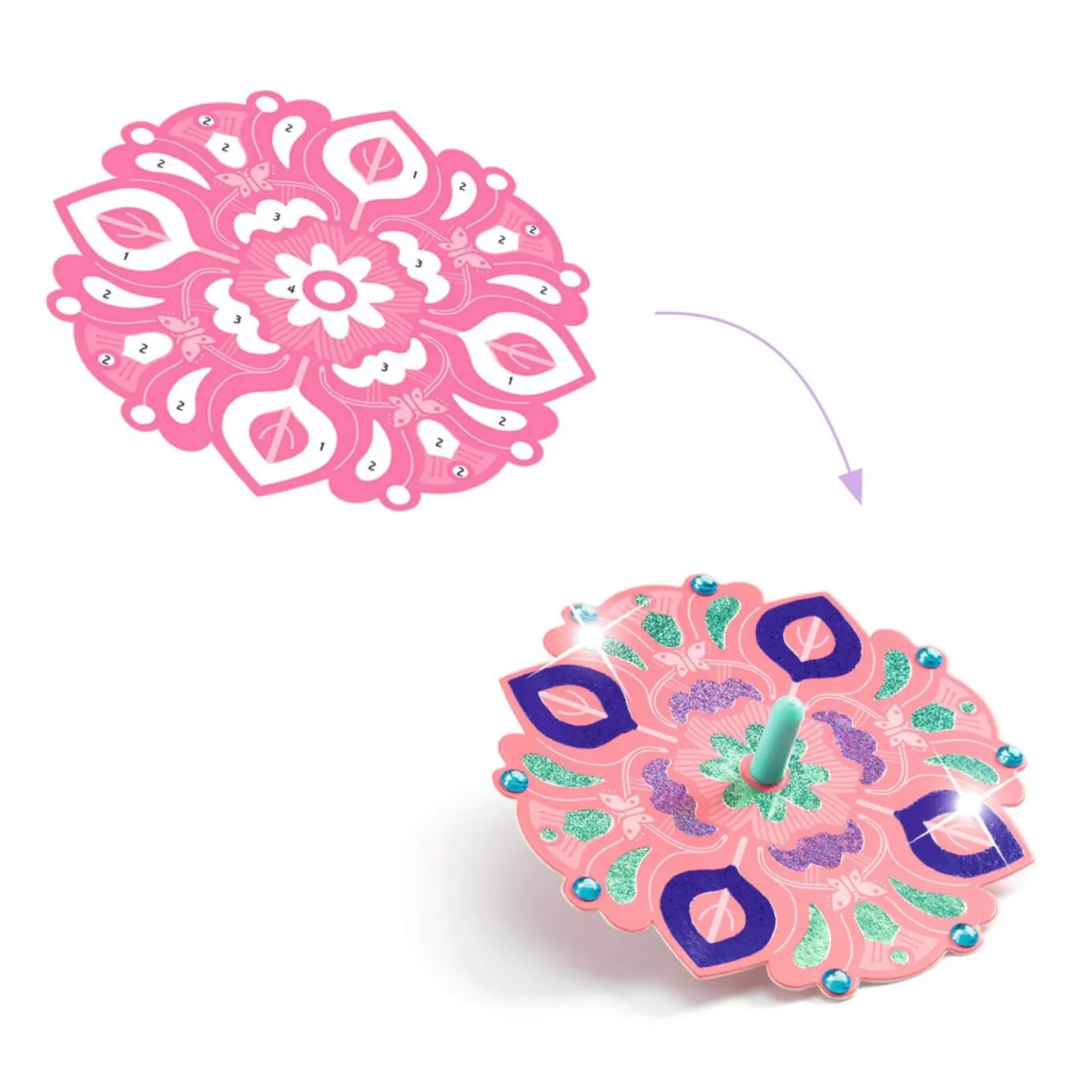 Zrób to sam - bączki FLOWER POWER