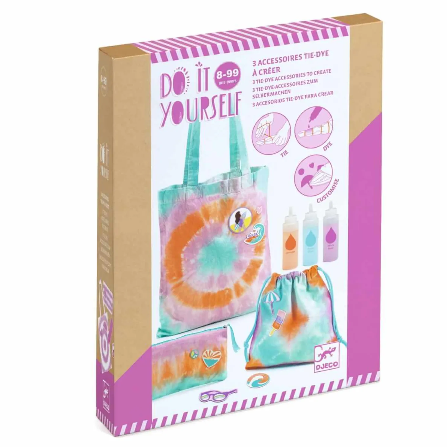 Zrób to sam - FARBOWANIE METODĄ TIE-DYE 8+