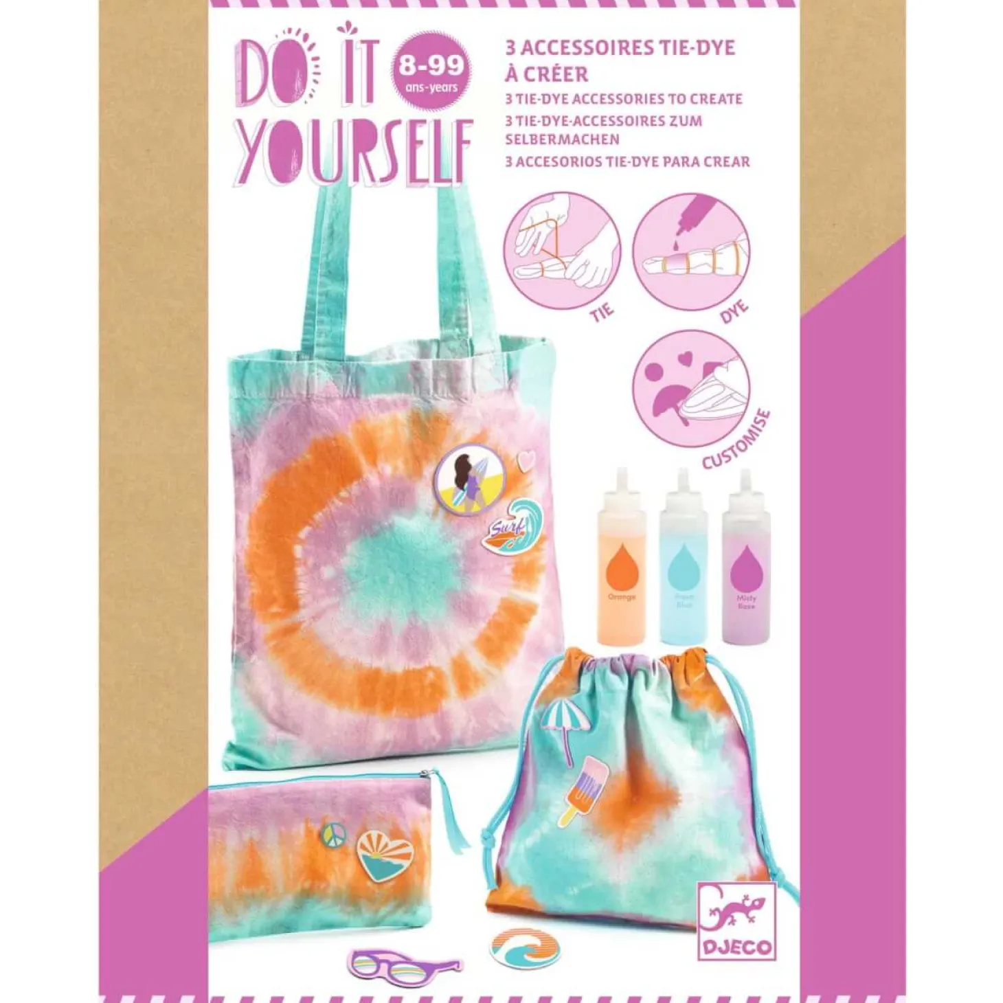 Zrób to sam - FARBOWANIE METODĄ TIE-DYE 8+