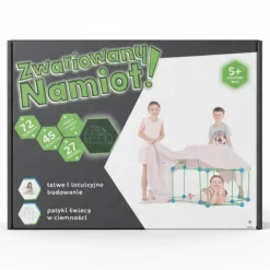 Zwariowany Namiot świecący w ciemności